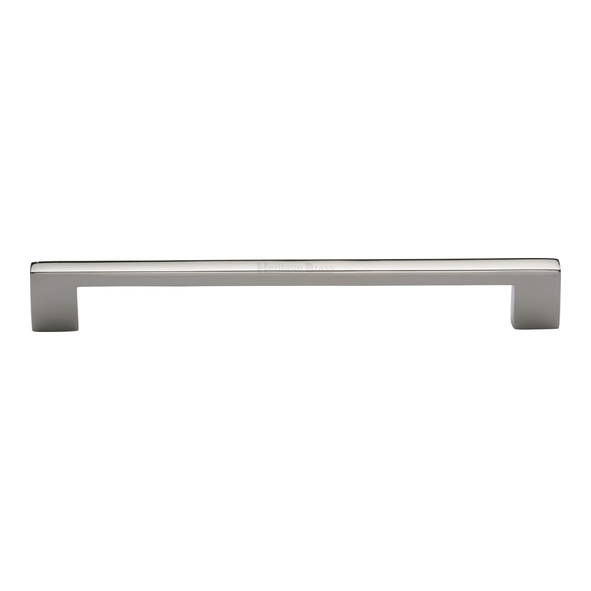 C0337 192-PNF • 192 x 212 x 30mm • Polished Nickel • Heritage Brass Metro Cabinet Pull Handle